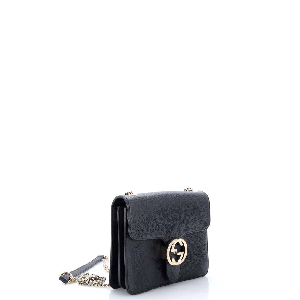 Gucci Interlocking Shoulder Bag Leather #324800G10B - Picture 2 of 6